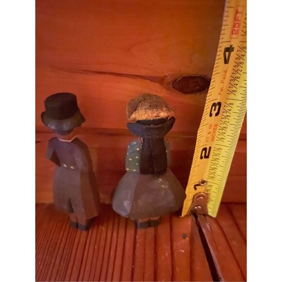 Wood Carved Dolls - Picture 3 of 3